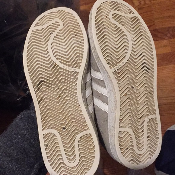 GRAY ADIDAS CAMPUS SNEAKERS - Picture 4 of 4